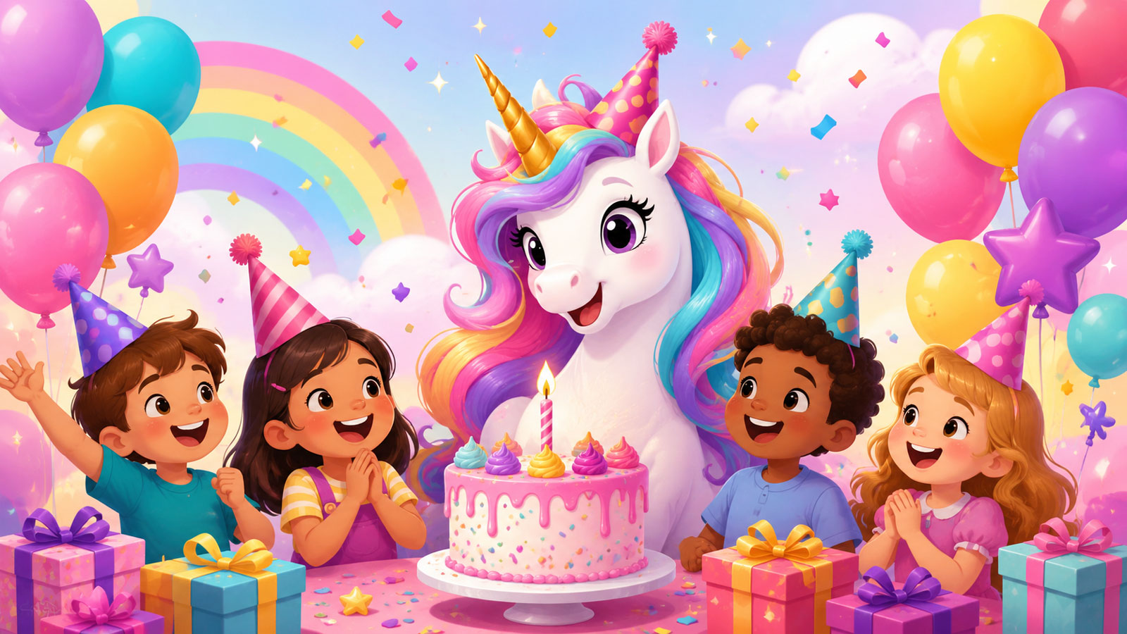 How rare is my birthday celebration with Una the unicorn and lots of birthday rarity fun.